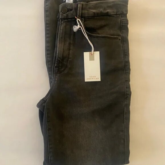 NWT Good American 🎉Always Fits 6-12 skinny grey wash - Picture 3 of 4
